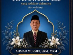 Kabar Duka, Staf Ahli Bupati Pandeglang H. Ahmad Mursidi Tutup Usia