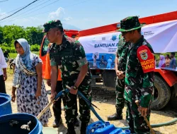 TMMD Ke-129 Buka Akses Desa Pasir Gadung, Danrem 064/MY Tinjau Proyek dan Salurkan Bantuan