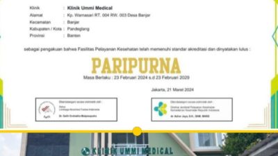 Klinik Ummi Medical Banjar Raih Akreditasi Paripurna